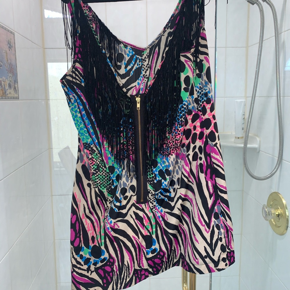 Printed fringe dress - Picture 5 of 8